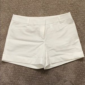 Express white shorts